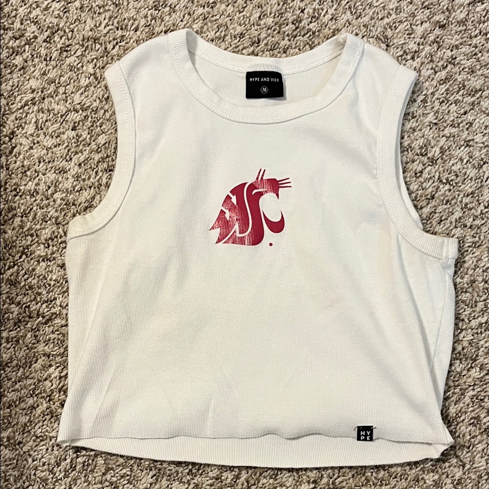 White Crop Top by Hype and Vice